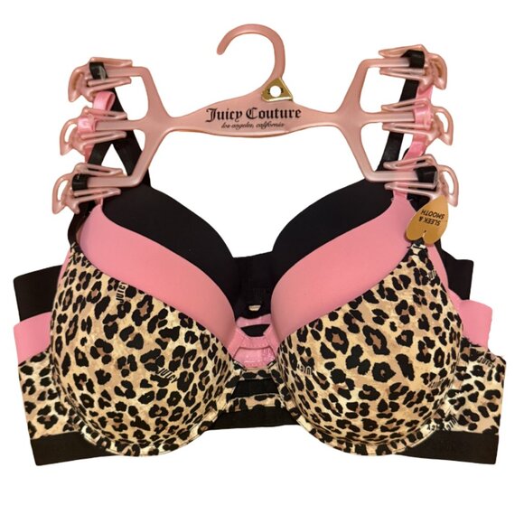 Juicy Couture 3-Pack Sleek Smooth Bra